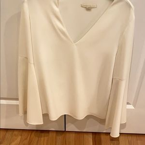 White flowy blouse